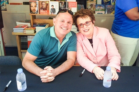 Bobby Blair and Billie Jean King