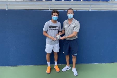 Exceptional Player - Roy Horovitz with USTA Florida Director of Youth Tennis, Jason Gilbert