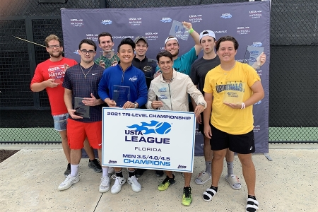 Men's 3.5/4.0/4.5 Champions: Lee-Charlotte