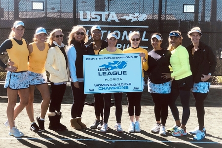 Women's 4.0/4.5/5.0 Winners: Orange-Seminole