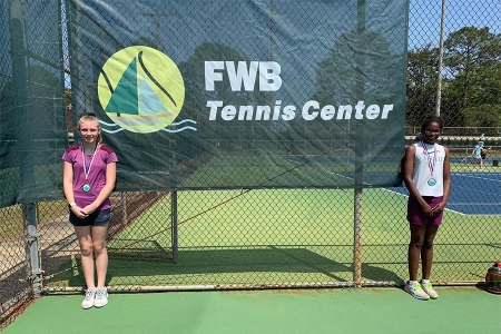 2021 FWBTC Junior Spring Slam Girls 12s Singles Champion and Finalist