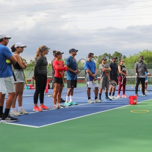Community Coach Training at Lake Cane Tennis Center, October 2021