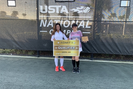 Women's 3.0 Singles -- Champion Cheryl Tolentino-Bernabe, Finalist Kathleen Sipio