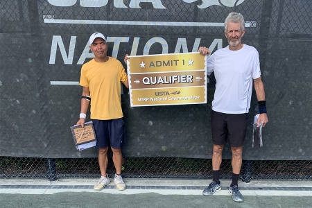 Men's 3.5 Doubles Champions: Lewis Carran, Gilbert Moo