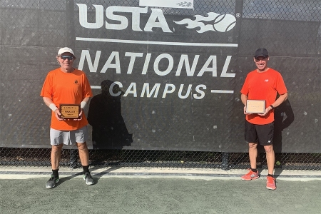 Men's 4.0 Doubles Finalists: John Reichel, Scott Brown