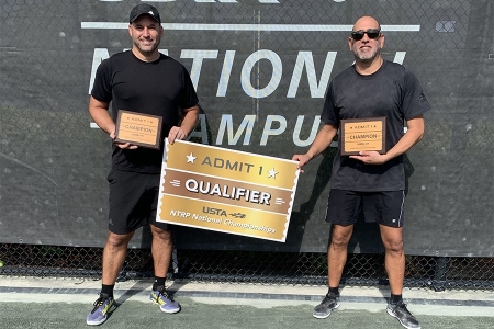 Men's 4.5 Doubles Champions: Kenny Oliver, Antonio Necuze