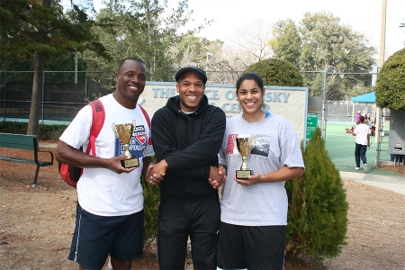 Dwight Bailey presenting awards