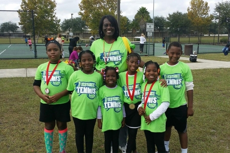Mary McCoy and program students