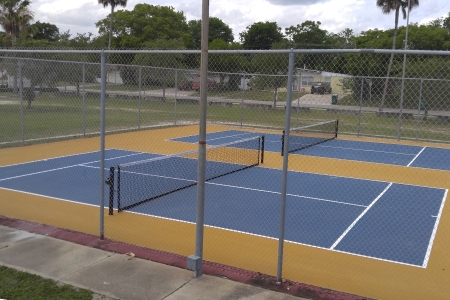 Newly installed 36 ft. courts