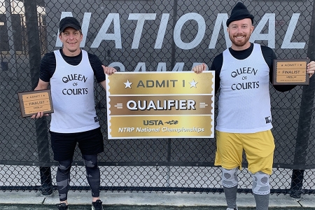 Men's 3.0 Doubles Finalists: Jonathan Anderson, Joshua Forman