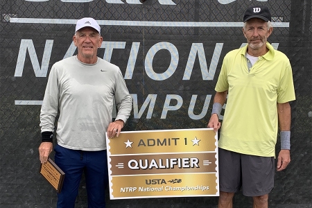 Men's 3.5 Doubles Champions: Mark Moore, Lewis Carran