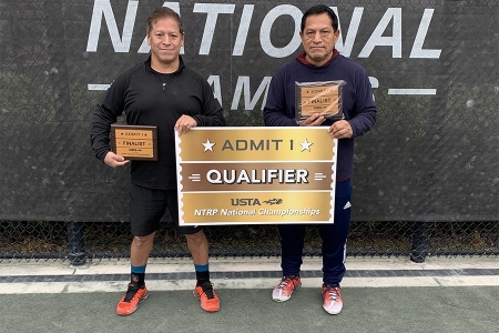 Men's 3.5 Doubles Finalists: David Mayorca, Aldo Mayorca