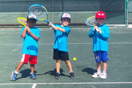 Students out on the court