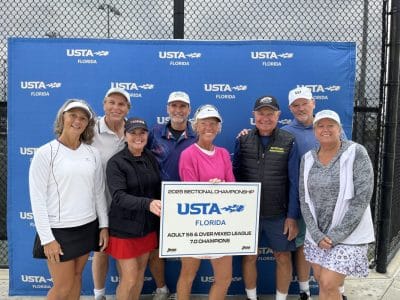 Mixed 55 & Over 7.0 Champions: Collier County