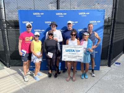 Mixed 55 & Over 8.0 Champions: Pinellas County