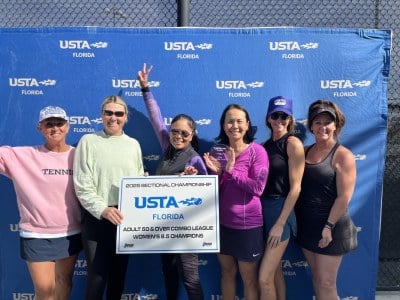 Combo 50 & Over Women's 8.5 Champions: Duval County