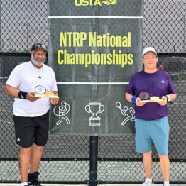 April 19, 2026 – Cary Poplawski and Haskell Ruff won the 55+ 3.0 Men's Doubles NTRP National Championship at the USTA National Campus in Orlando, Florida.