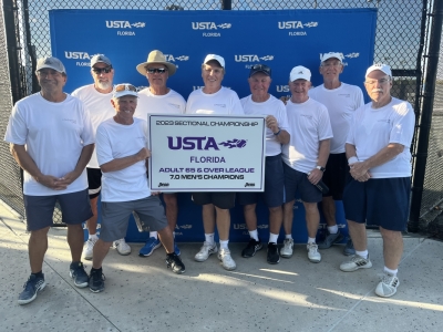 Adult 65 & Over 7.0 Men Champions: Collier County