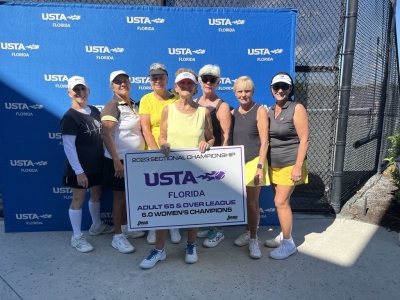 Adult 65 & Over 6.0 Women Champions: Hillsborough County