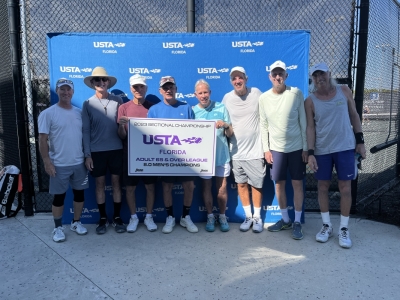 Adult 65 & Over 8.0 Men Champions: Marion County