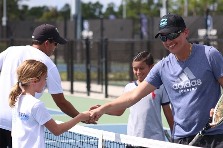 Family Tennis Fun on the Court