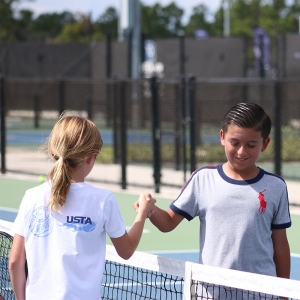 Family Tennis Fun on the Court