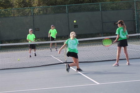 On the court fun