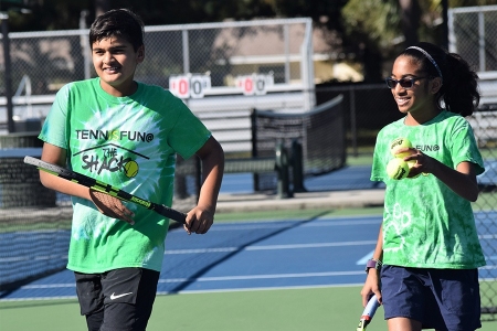 On the court fun