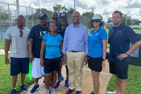 Group shot with Miami Gardens Mayor Oliver G. Gilbert III