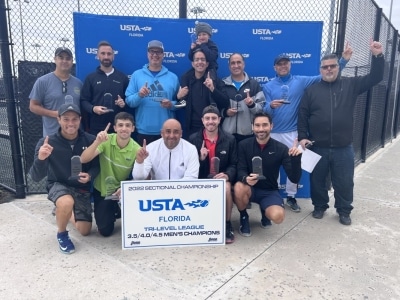 Men's 4.5/4.0/3.5 Champions: Miami-Dade County