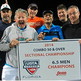 6 Different Winners at USTA Florida Combo 50 & Over Championships