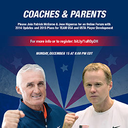 Tennis Briefs(3): USTA PD Webinar; Orange Bowl Preview