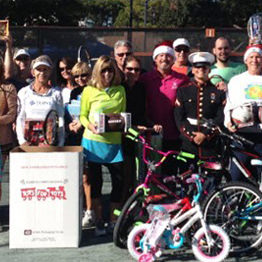 Toys for Tots and Tennis in the Florida Panhandle