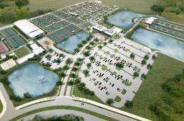 An artist's rendering of the USTA National Campus in Orlando