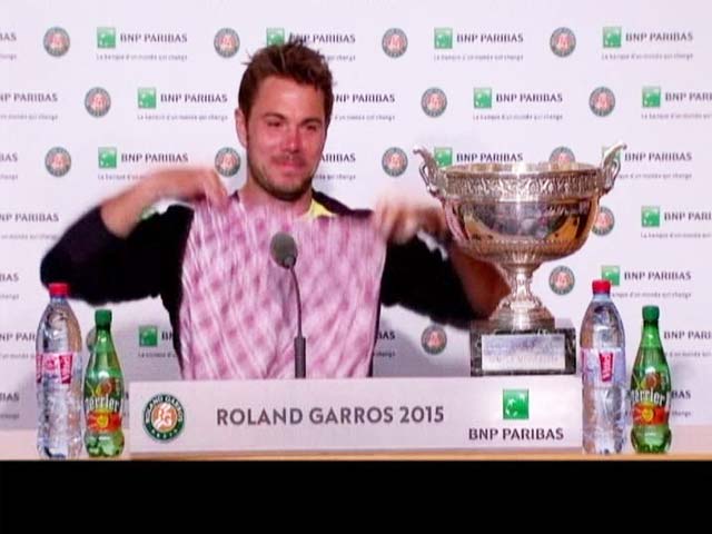 Stan Wawrinka confirming they were shorts and not boxers