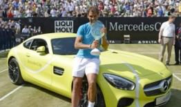 Rafa and his embarrassing yellow Mercedes