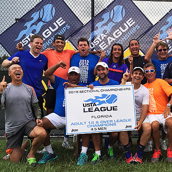 Equipos de Miami y Ft. Lauderdale Avanzan a los Nacionales de Ligas de USTA Al Ganar los Seccionales de Florida para Adultos de 18 Años y Mayores 2.5/3.5/4.5
