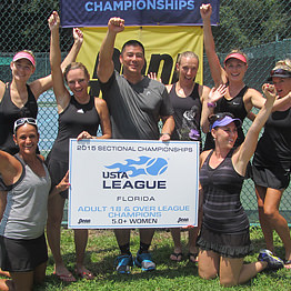 3 Teams Defend, Broward Wins 2 at USTA Florida 18 & Over League Tennis Sectionals