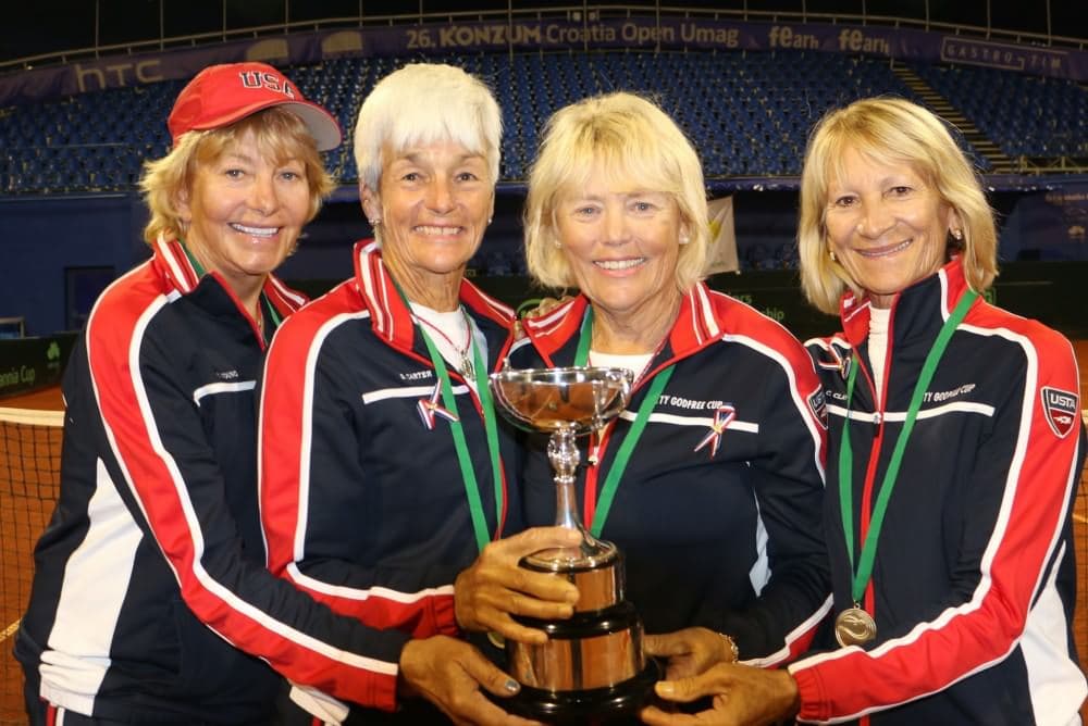 The U.S. Kitty Godfree (Women's 65 & over) Cup champions
