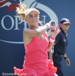 Sofia Kenin at the 2015 US Open (photo: Colette Lewis/zootennis.com)