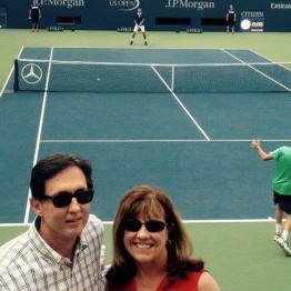 2015 US Open Experience grand prize winners Ed and Linda Hudson of Tallahassee