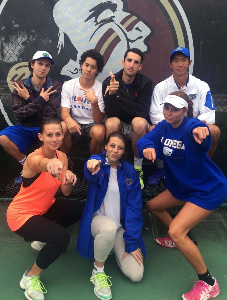 The UF club tennis squad