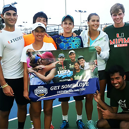 UM Tops USF in Club ‘Tennis on Campus’ UT Spartan Challenge in Tampa