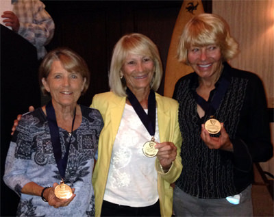 Members of the Florida women's 65s 2015 USTA National Women's Intersectionals championship squad