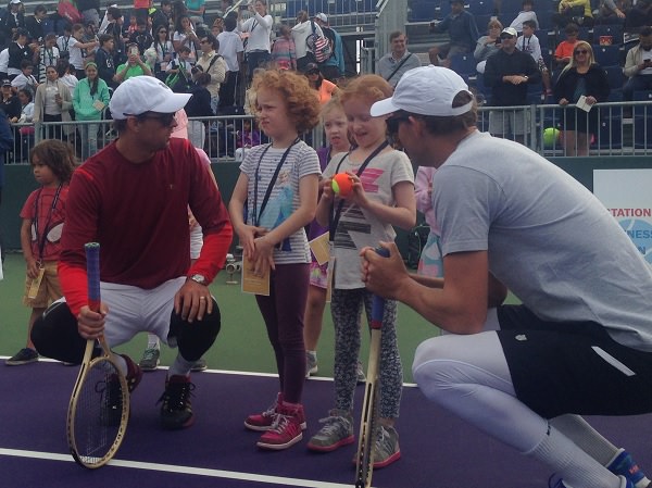 The Bryan brothers share twins stories with another pair of twins