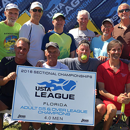 Pinellas Wins 2 at USTA Florida League 55 & Over Sectionals Tennis