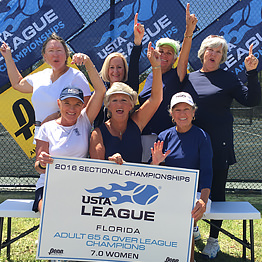 6 Different Winners at 2016 USTA Florida 65 & Over League Championships