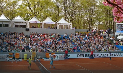 The stadium court at the ATP Munich stop