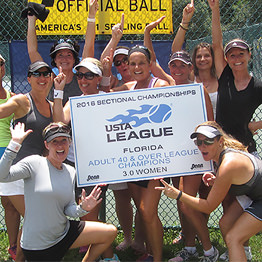 Miami Wins 2 State Titles at 2016 USTA Florida League 40 & Over Sectionals Tennis