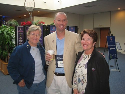 From left: Susan Winship, Andy McFarland and Irene Tharin at the USTA Florida Annual Meeting & Volunteer Celebration Weekend